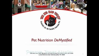 Nutrition for Your Pet - 6/6/20