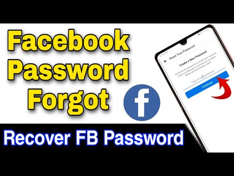 Facebook Password Forgot | How to Recover Facebook Password | How to Reset Facebook Password