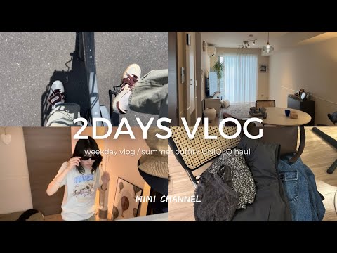 【主婦vlog】ソファのない平日2days🛋️🪴最近の購入品/UNIQLO/古着屋...etc