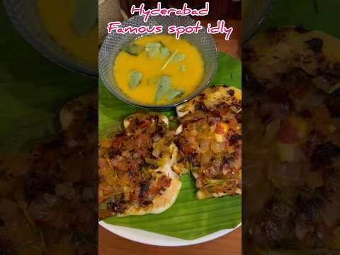 How to make Hyderabad Famous Street Food Spot Idly/Crispy/softy/Tasty/Viralfood