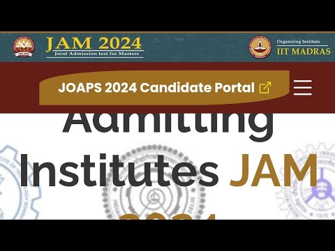 IIT JAM 2024 ke admit card kaise download kare 💥 l How to download IIT JAM admit card 2024 l