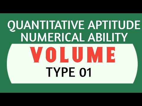 VOLUME PART 01 QUANTITATIVE APTITUDE FOR COMPETITIVE EXAMS NUMERICAL ABILITY