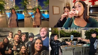 Festive Vlog: holiday party, boat parade, and making coquito!!