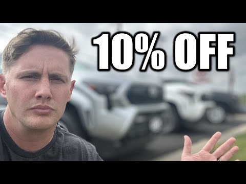 2024 Toyota Tacoma INVENTORY LEVELS stack up! Discounted and still not selling…