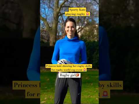 Princess kate Skills at Rugby she is Sporty kate playing rugby match UK #shorts #katemiddleton