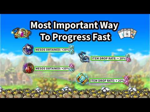 MapleStory Meso and Drop Gear COMPLETE Beginners Guide - How to Get & Gear to Use