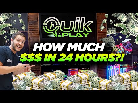 How Much Did Our ARCADE Make In 24 HOURS?!