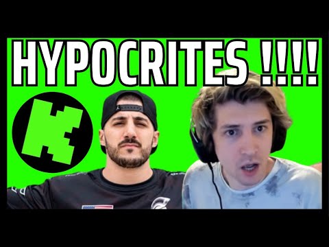 XQC and NickMercs gambling Hypocrites?!?!?!?!?!?!?