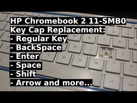 How to Repair KeyCap Key Cap HP 11 SMB0 CB2 Keyboard Key Replacement Enter Shift Space Del/Delete