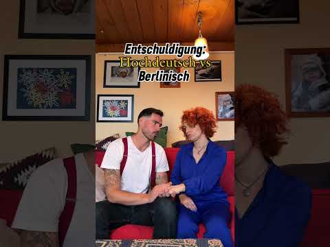 Entschuldigung: Hochdeutsch vs Berlinisch #berlin #berlinerdialekt #lustigevideos