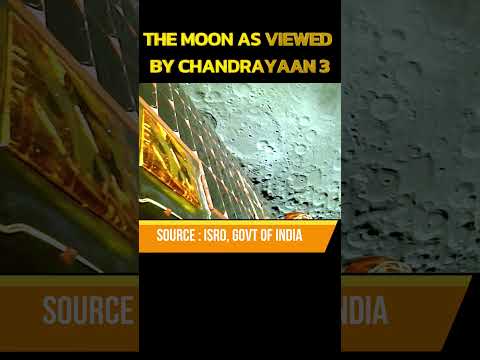 Chandrayaan 3's Unseen Views of the Moon #Chandrayaan3 #MoonViews #UnseenMoon