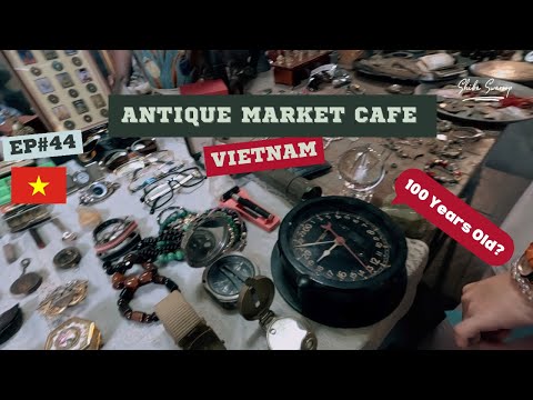 We Found Indian Coin in Antique Market Cafe in Vietnam!!!