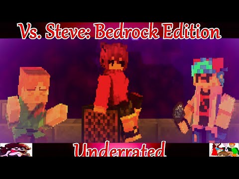 Friday Night Funkin' Bedrock Edition (Minecraft FNF Mod) Alex VS BF in Underrated