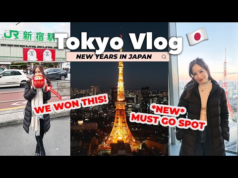 Daily Life LIVING IN JAPAN 🇯🇵 NEW & FREE MUST GO TO SPOTS! How I Spent New Years in TOKYO