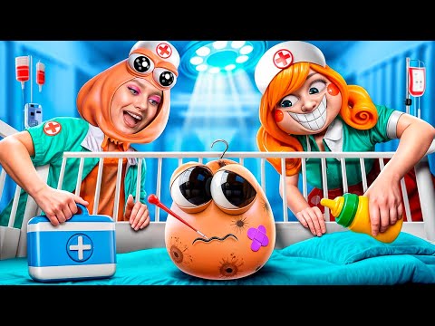 Hospital For Video Games Heroes! Hospital POU! Poppy Playtime in Real Life! Bou's Revenge!