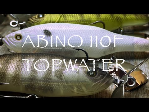 //TOPWATER BAIT// ABINO 110F - New Product Introduction Available in July 2021!