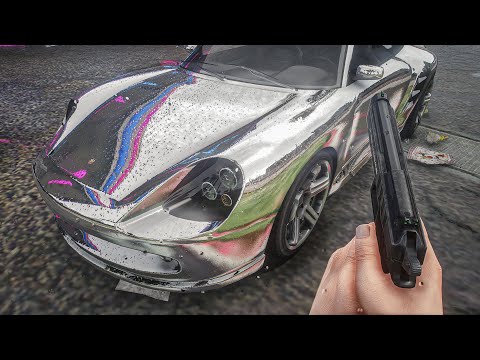 GTA 5: Ultra Realistic Raindrops Effect On Vehicles! Ray-Tracing Graphics RTX 3090 Maxed Out