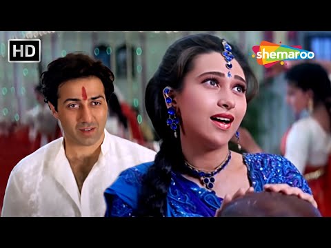 Chanchal Choodiyan Khanka Ke | Alka Yagnik | Kumar Sanu | Ajay (1996) | Sunny Deol, Karisma Kapoor