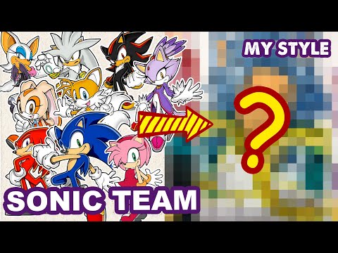 How to draw SONIC THE HEDGEHOG - A WHOLE TEAM | Huta Chan