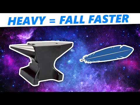 Why heavy objects actually fall faster