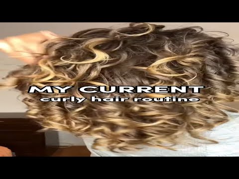 My CURRENT Curly hair Routine! Products with coupons code in the comments! #youtubeshorts #shorts