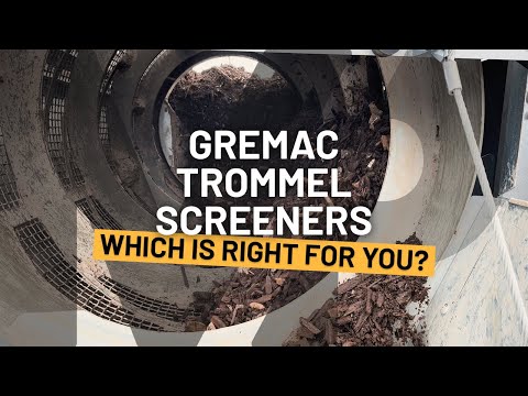 Explore the full range of Gremac trommel screeners at Machinery Partner