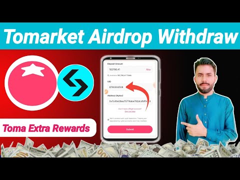 Withdrawing My Tomarket Airdrop Toma Tokens