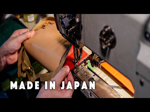 Incredible Japanese craftsman!! Process of making double zip leather wallet. -Part 2-