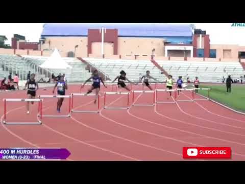 4" INDIAN OPEN  ATHLETICS COMPETITIONS WOMEN (U-23) 400M HURDLES FINAL #youtube @akashSharma75978