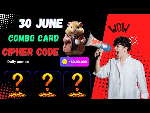 hamster combat daily combo card today 5 million coins 30 June