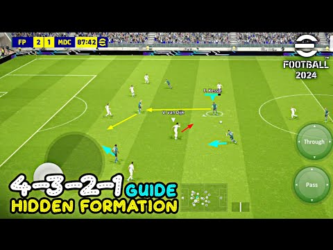 Unique 4-3-2-1 Formation Squad Building & Complete Guide | eFootball 2024 Mobile