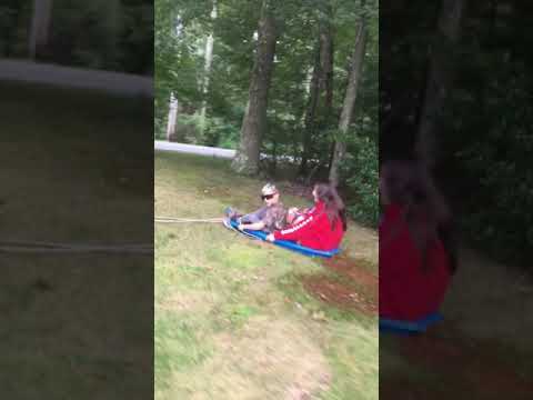 Hillbilly Sleigh riding