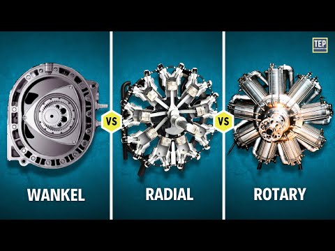 Wankel vs Radial vs Rotary | Its Parts, Working & Applications | Explained