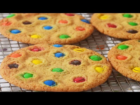 M&Ms Cookies Recipe Demonstration - Joyofbaking.com