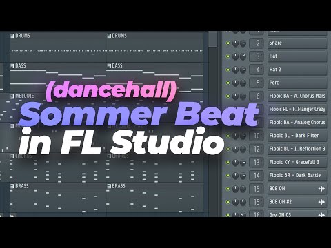 SOMMER BEAT (DANCEHALL) in FL STUDIO produzieren (30 Minuten Tutorial)