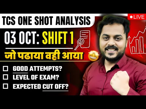 TCS Live Exam Analysis First Shift Exam | TCS Exam Cutoff ?? | Rachit Sir