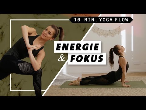 Yoga Flow für Energie, Konzentration & Selbstbewusstsein | schnell und effektiv | 10 Minuten