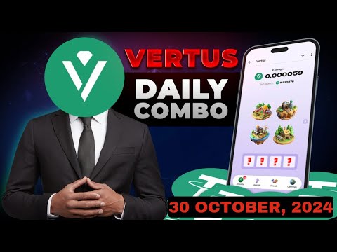 VERTUS Daily Combo Cards 30 Oct, 2024 || How To Play and Today's Images Codes Revealed.