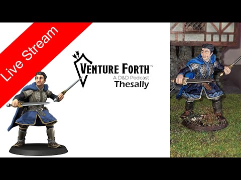 Creative Stream #24 - A Tribute To Venture Forth - Painting 75mm Figurine of the Character: Thesally