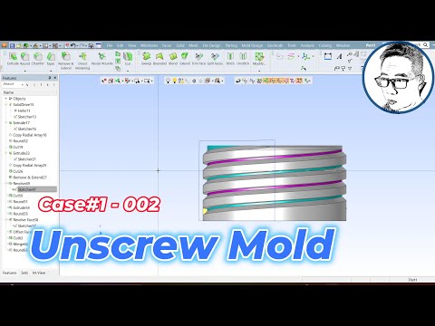 Unscrew Mold | Pin point gate | Thickness