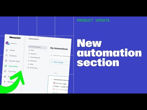 Exclusive Manychat Update: New Automations Section!