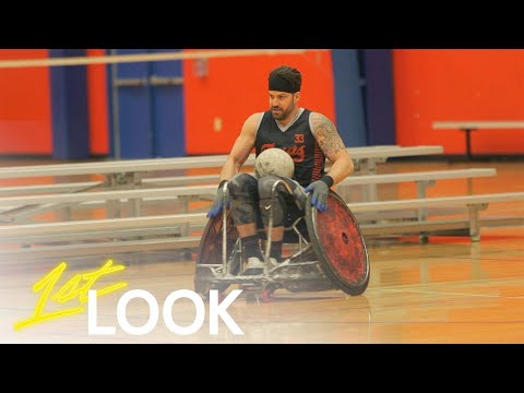 Johnny Bananas Gets Challenged to Murderball with Team USA's Wheelchair Rugby Team | 1st Look TV