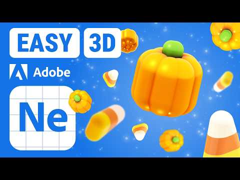 Adobe's Secret 3D Tool: Create 3D Magic in Minutes w/ Project Neo! 🎃