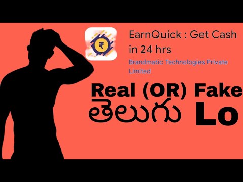 Earn quick earning app Real ( or) Fake in telugu 2024 #viralvideo #popular #trending #earningapp