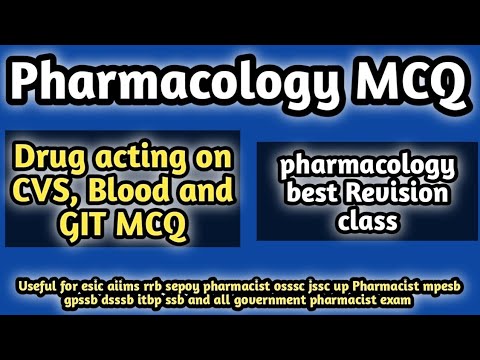 drugactingoncvsMCQ#pharmacology MCQ#ossscpharmacistexam2024#rrbpharmacistexam2024#jssc#dsssb