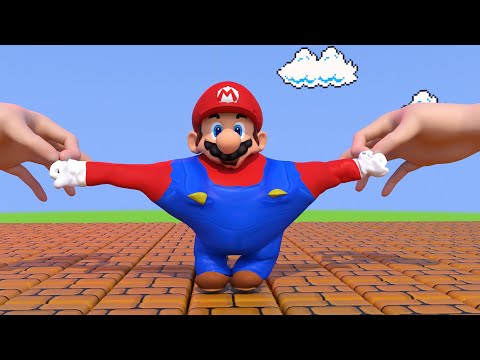 15 Fun ways to kill Super Mario [Death animations] 🤪 V2