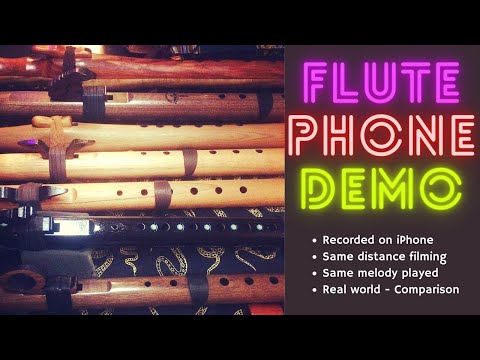 Low D Hybrid Style Flute Phone Demo