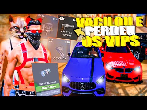 RECUPEREI TODO MEU LOOT VIP com MOD MENU no GTA RP