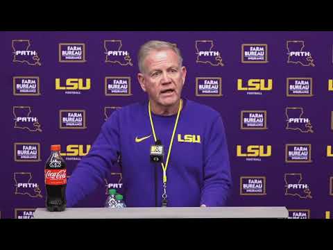 Brian Kelly Press Conference - Bowl Practice (Dec. 21, 2024)