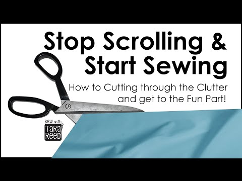 Stop Scrolling and Start Sewing Workshop